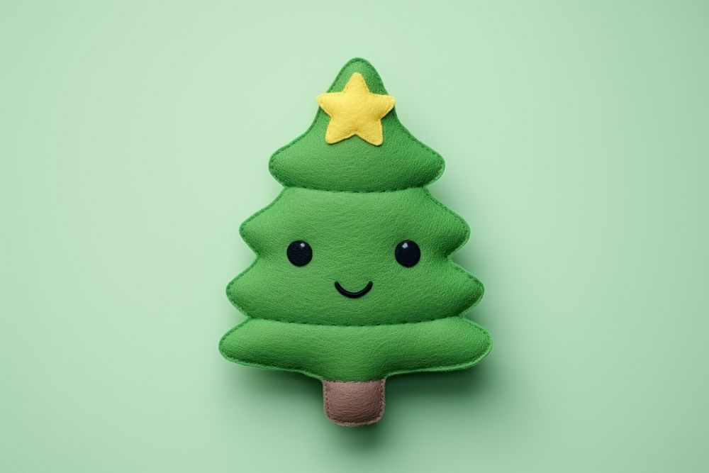 Toy christmas cartoon green. 