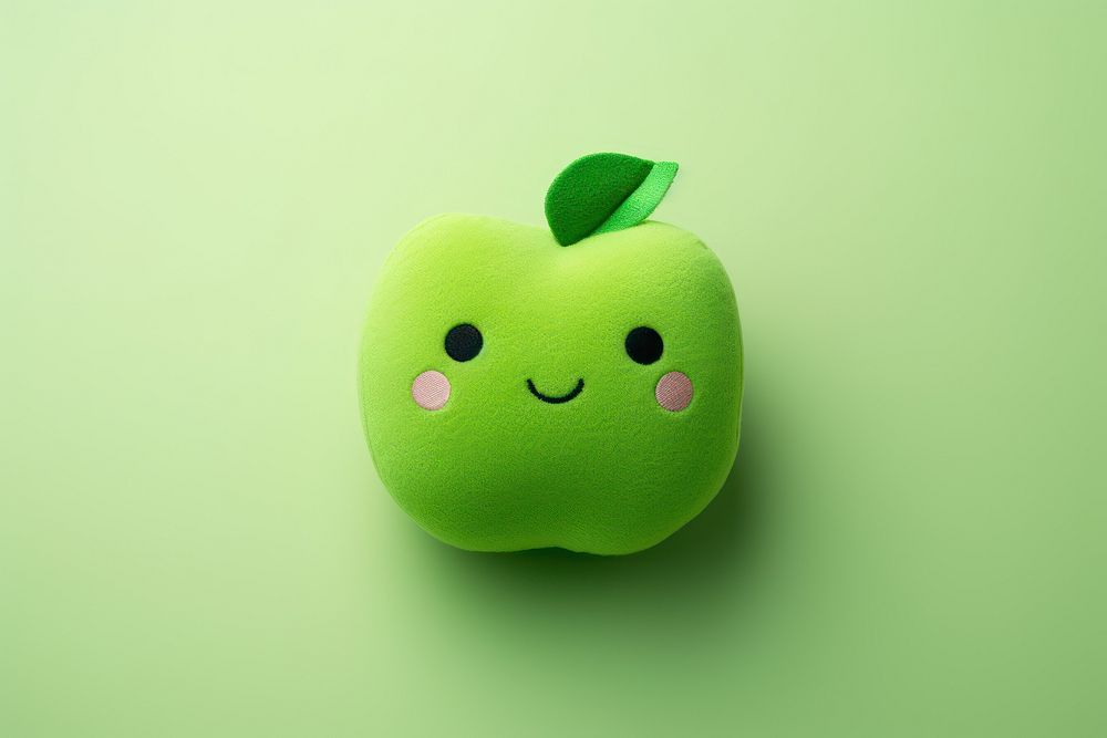 Green toy apple fruit. AI generated Image by rawpixel.