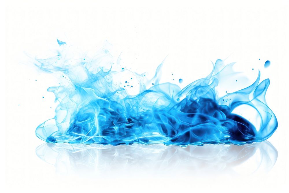 Backgrounds blue fire white background. AI generated Image by rawpixel.