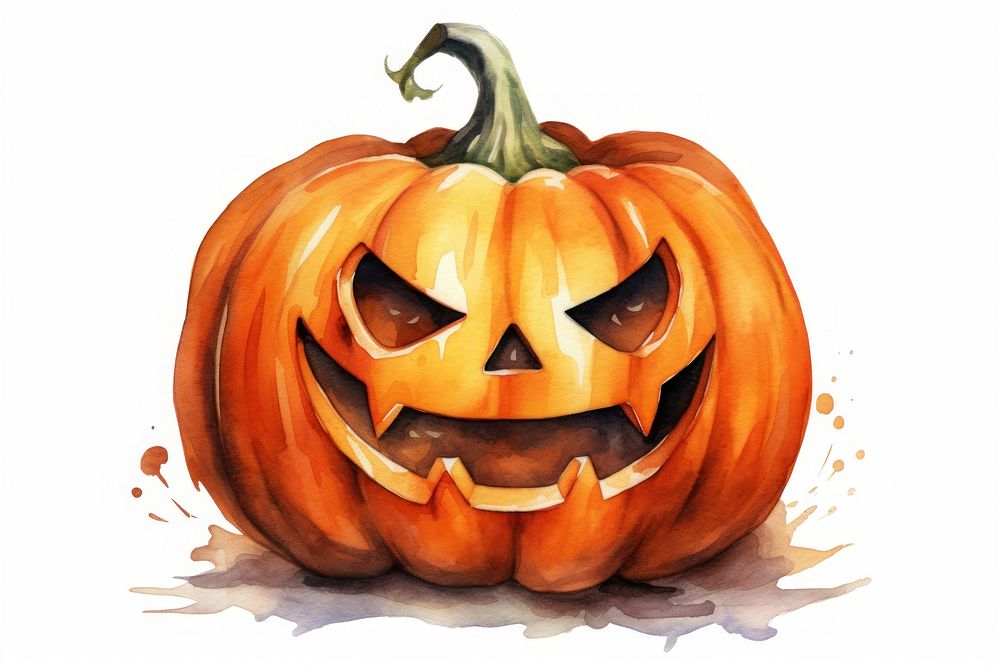 Halloween pumpkin vegetable food. AI generated Image by rawpixel.
