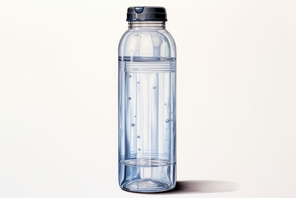 Bottle glass water bottle refreshment. AI generated Image by rawpixel.