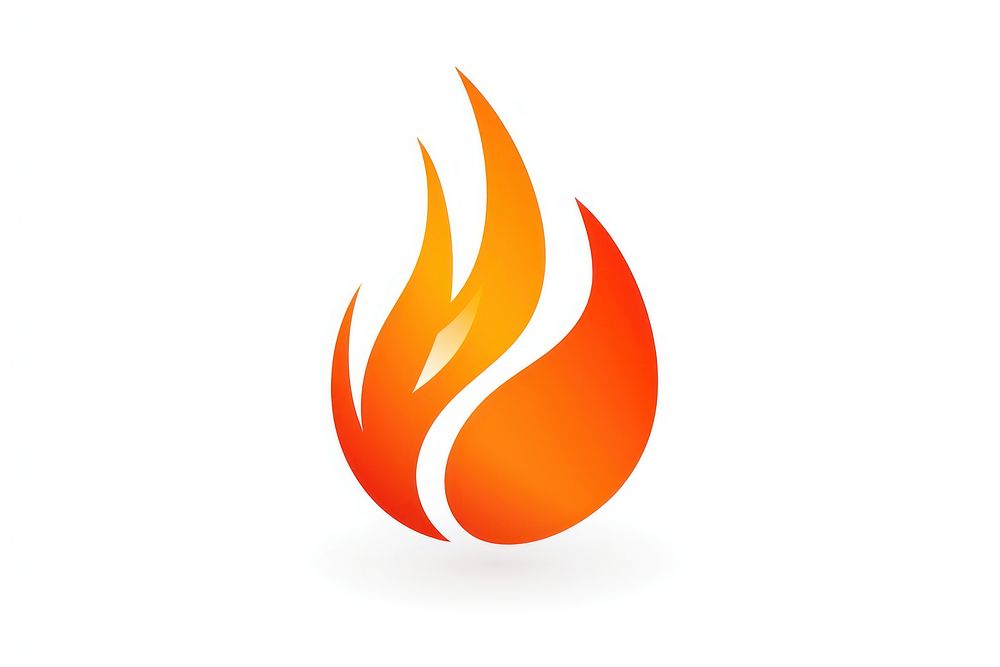 Logo flame fire astronomy. 