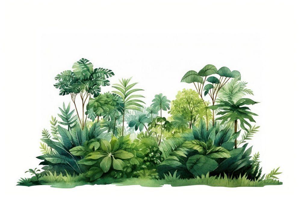 Vegetation outdoors nature jungle. AI generated Image by rawpixel.