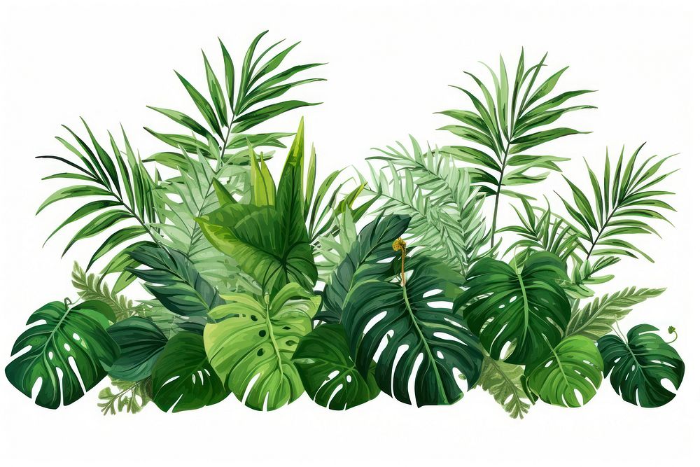 Plant vegetation nature jungle. AI generated Image by rawpixel.