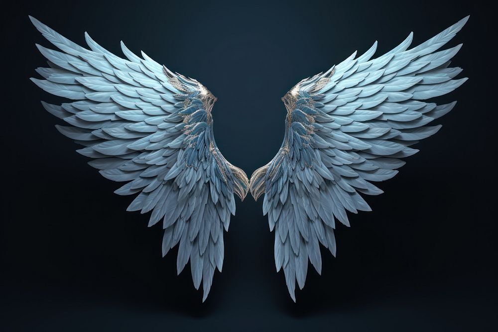 Angel wing bird archangel. 