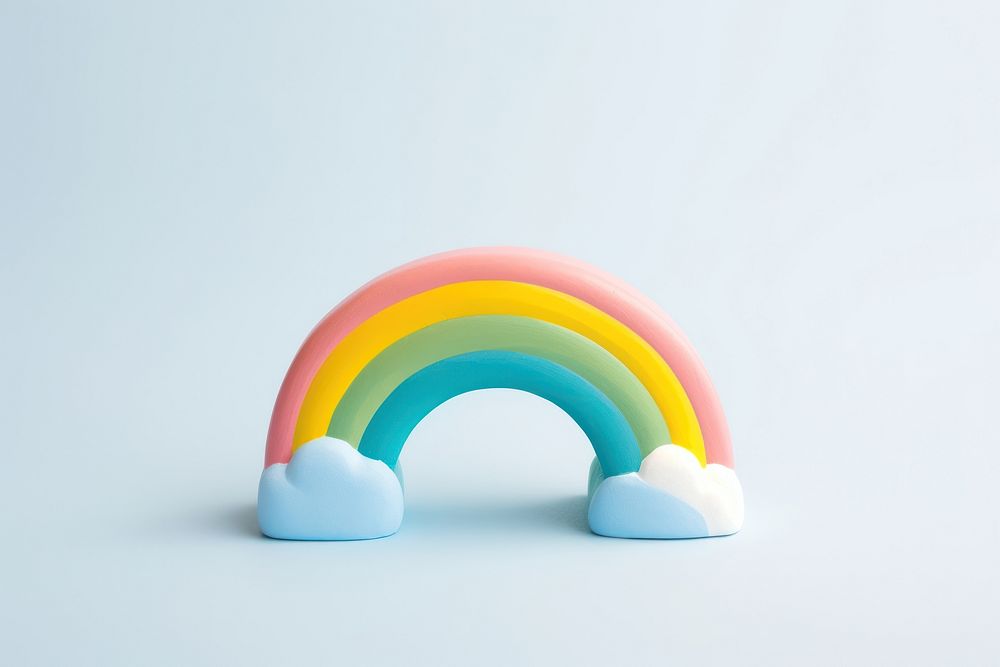 Architecture rainbow balloon arched. AI generated Image by rawpixel.
