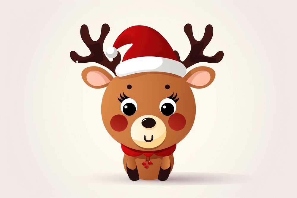 Christmas mammal animal nature. AI generated Image by rawpixel.