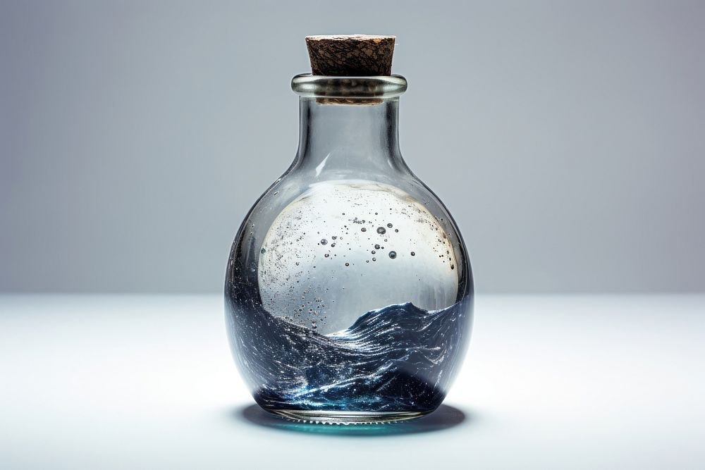 Bottle glass drink vase. AI generated Image by rawpixel.