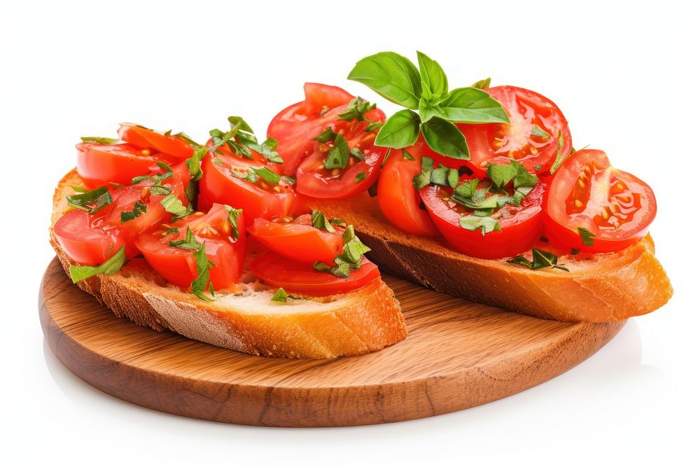 Tomato vegetable bread plant. 