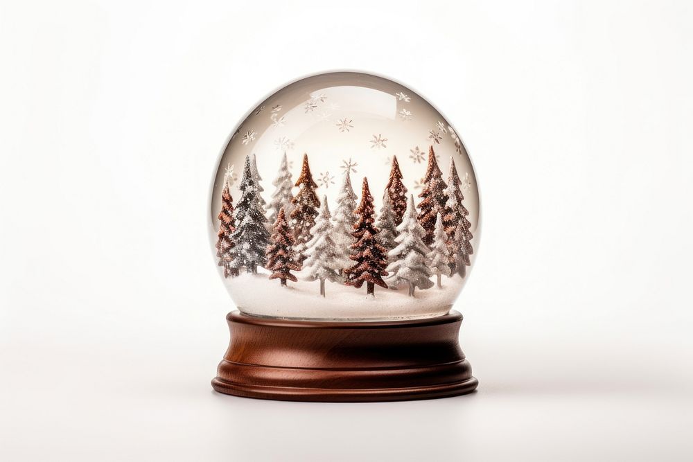 Christmas sphere winter plant. AI generated Image by rawpixel.