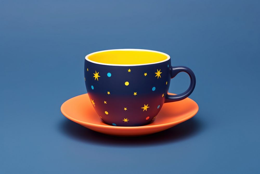 Cup saucer coffee drink. AI generated Image by rawpixel.