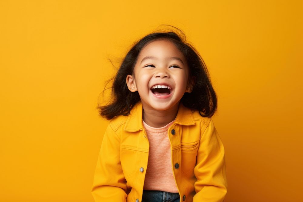 Laughing smile child baby. AI generated Image by rawpixel.