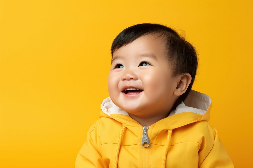 Portrait toddler smiling smile. AI generated Image by rawpixel.