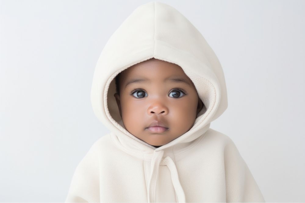 Baby sweatshirt portrait photo. AI generated Image by rawpixel.
