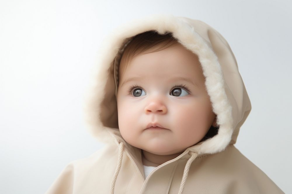 Baby sweatshirt portrait photo. AI generated Image by rawpixel.