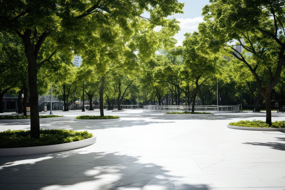 City park architecture outdoors. AI generated Image by rawpixel.