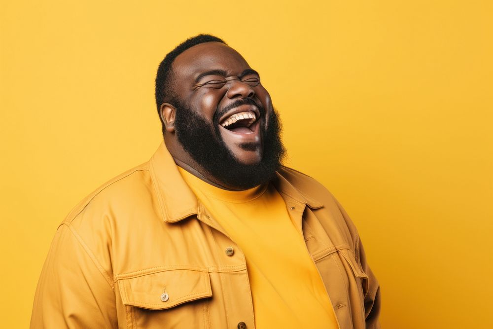 Laughing smile adult man. AI generated Image by rawpixel.