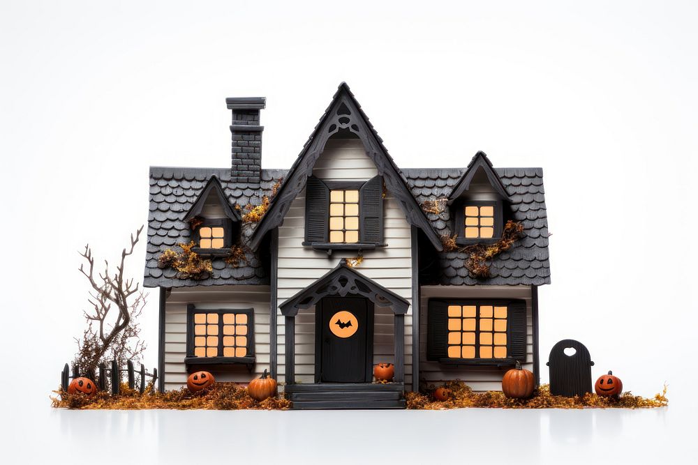 House architecture decoration halloween. 