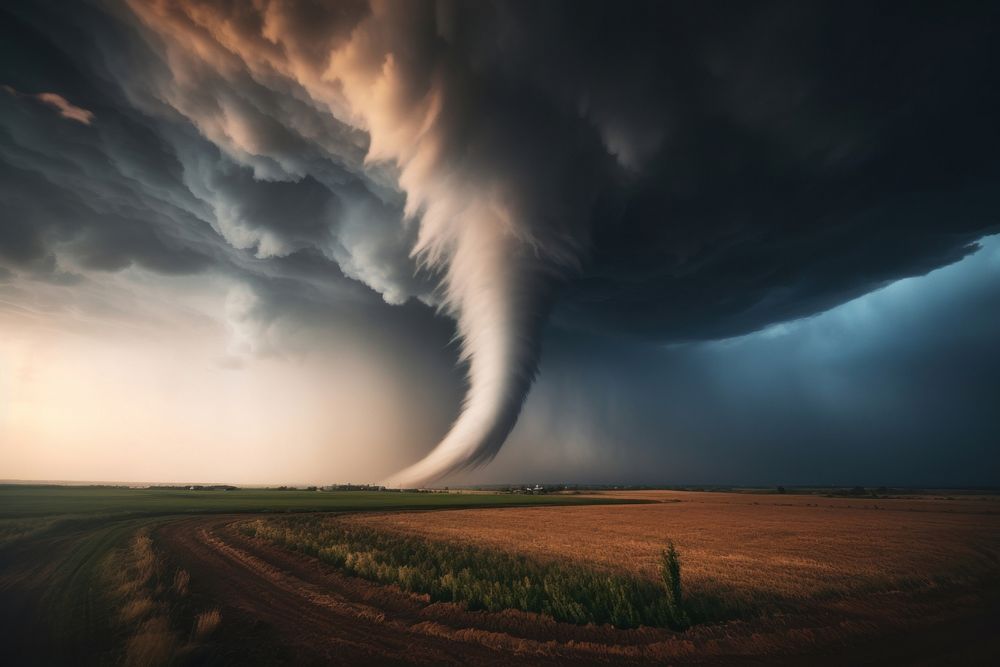 Outdoors tornado nature storm. 