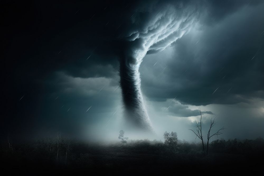 Outdoors tornado nature storm. 