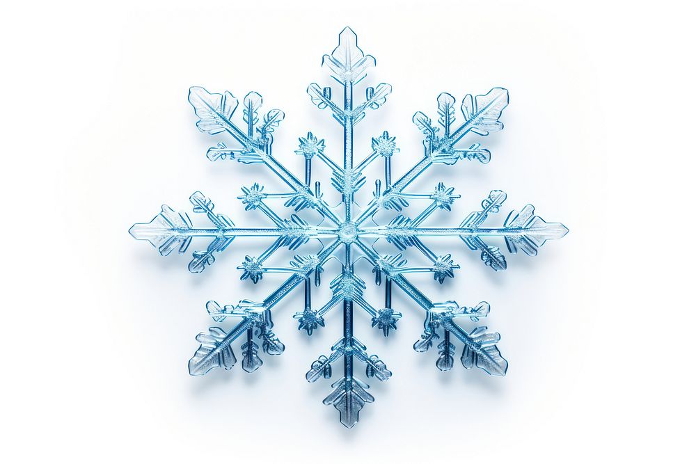 Snowflake winter white background celebration. AI generated Image by rawpixel.
