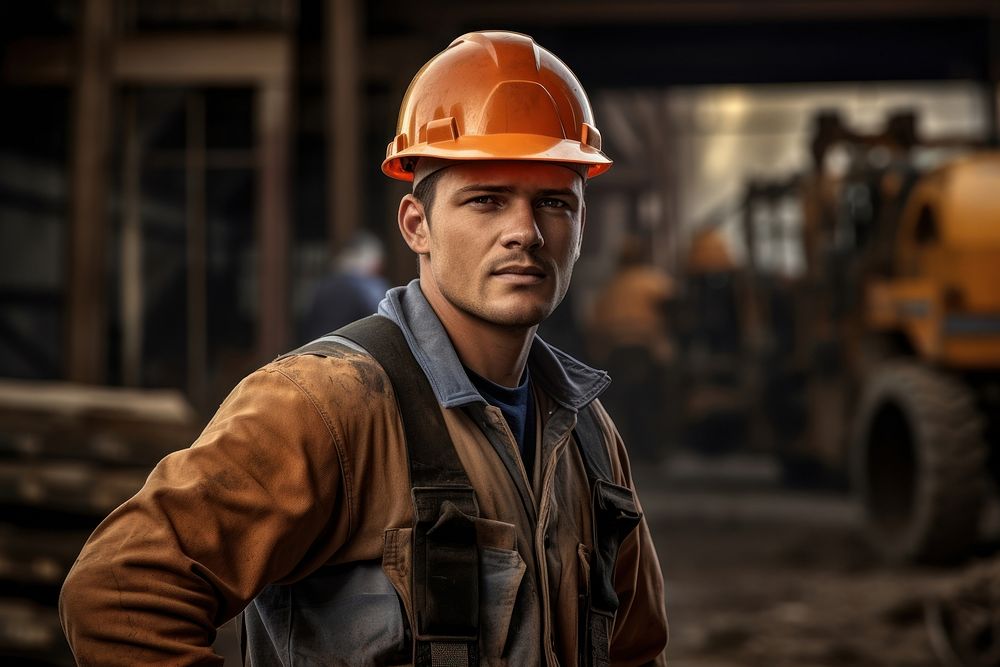 Helmet construction working hardhat. 