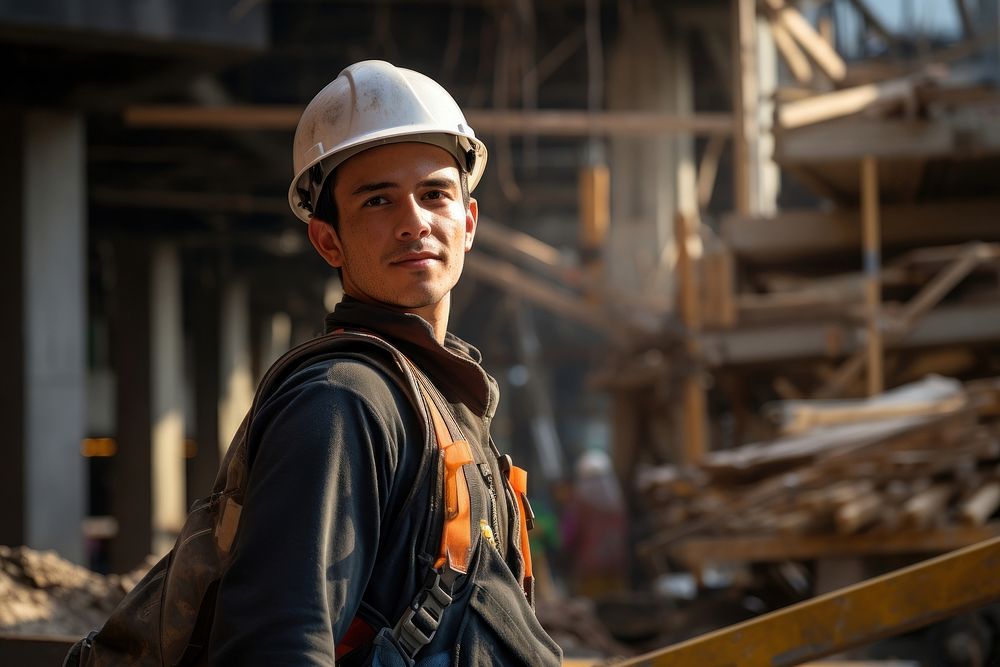 Helmet construction working hardhat. AI generated Image by rawpixel.