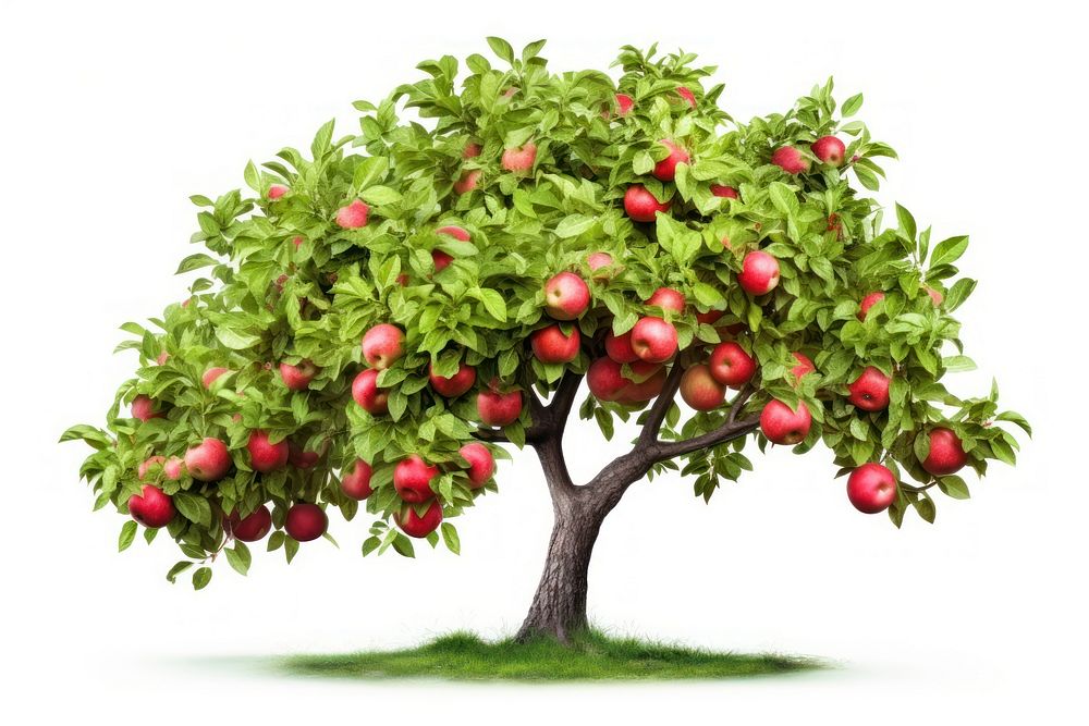 Apple tree plant fruit. AI generated Image by rawpixel.