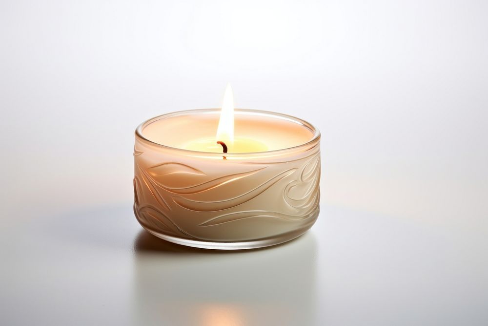 Candle lighting burning circle. AI generated Image by rawpixel.