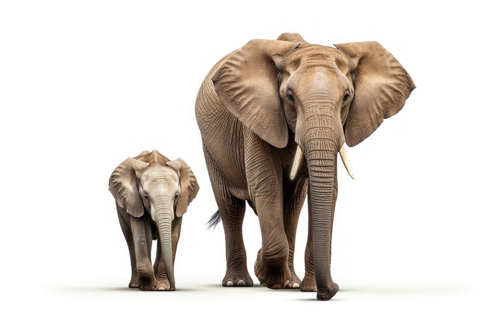 Elephant wildlife animal mammal. AI generated Image by rawpixel.