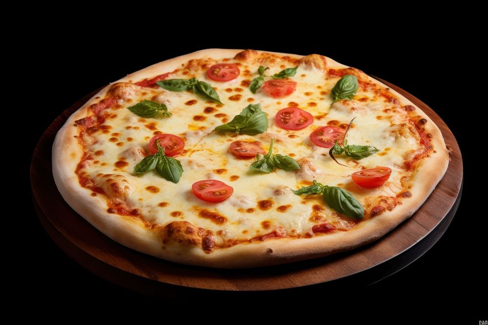 Pizza cheese food mozzarella. AI generated Image by rawpixel.