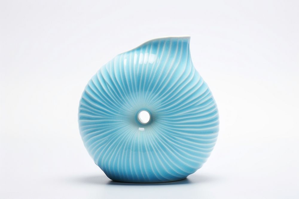 Porcelain pottery blue vase. AI generated Image by rawpixel.