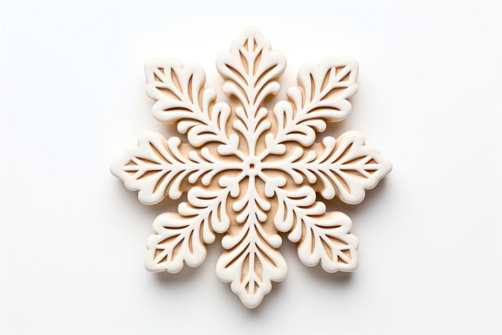 Snow snowflake pattern white. AI generated Image by rawpixel.