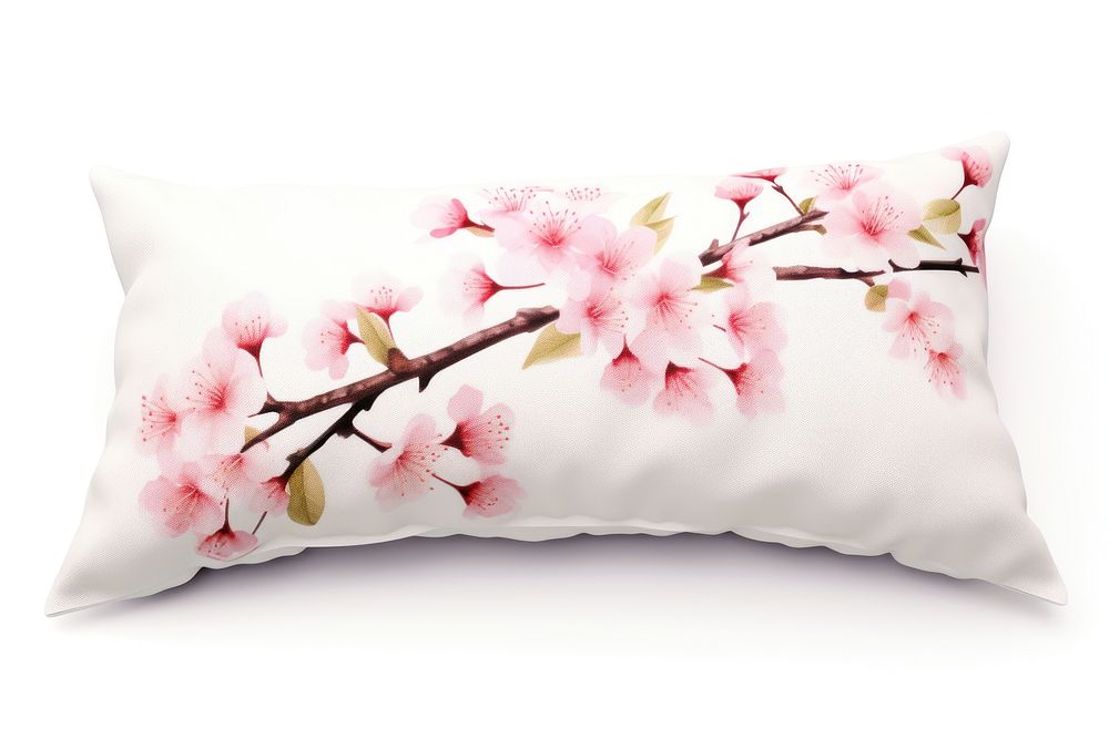 Blossom pillow cushion flower. AI generated Image by rawpixel.