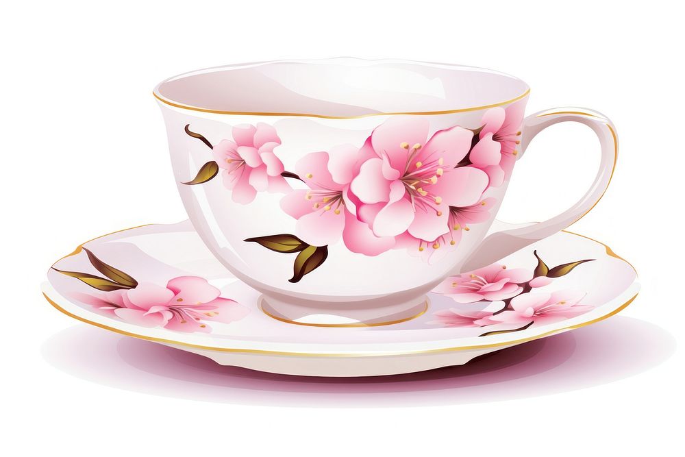 Cup blossom saucer flower. AI generated Image by rawpixel.