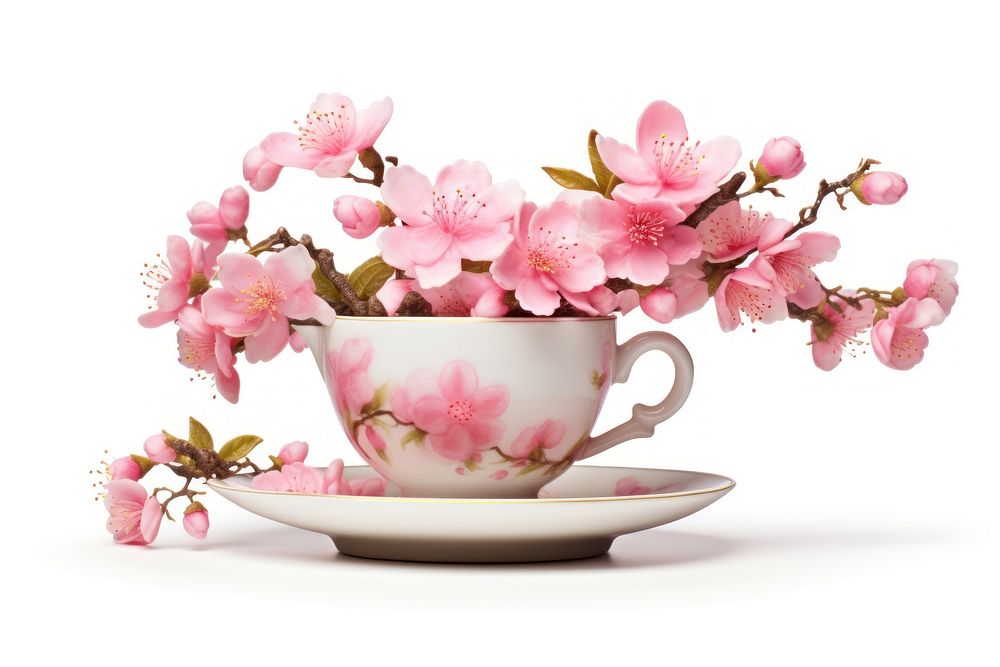 Blossom cup flower cherry. 