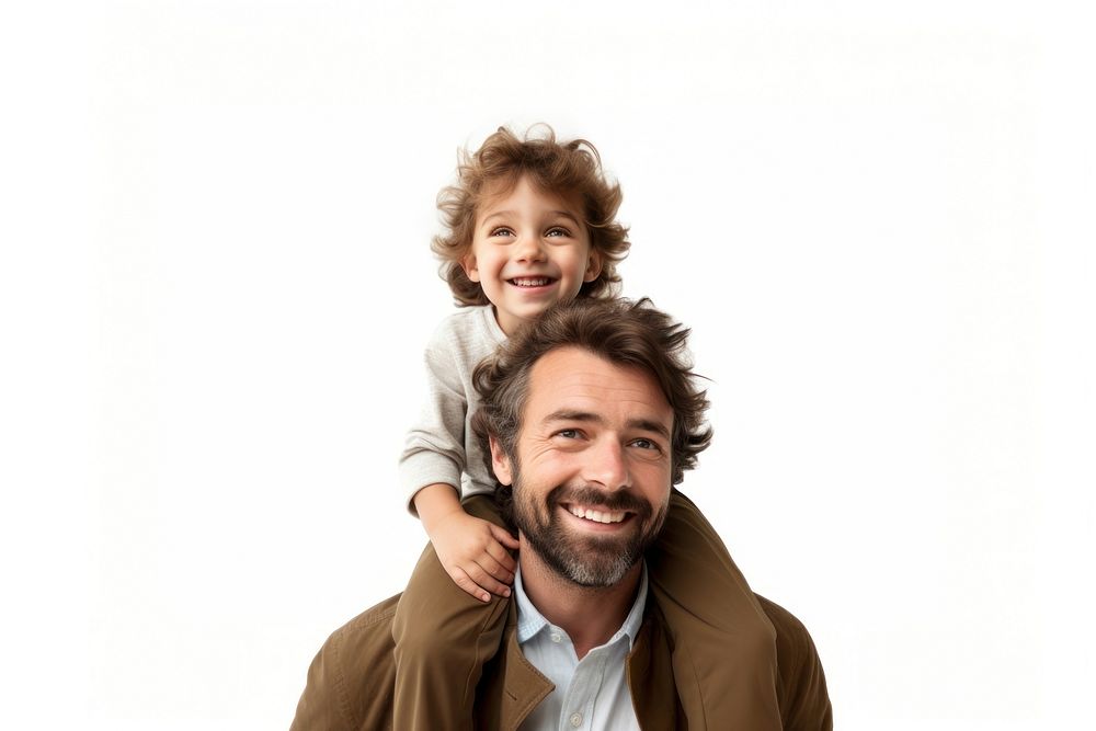 Laughing portrait father adult. AI generated Image by rawpixel.