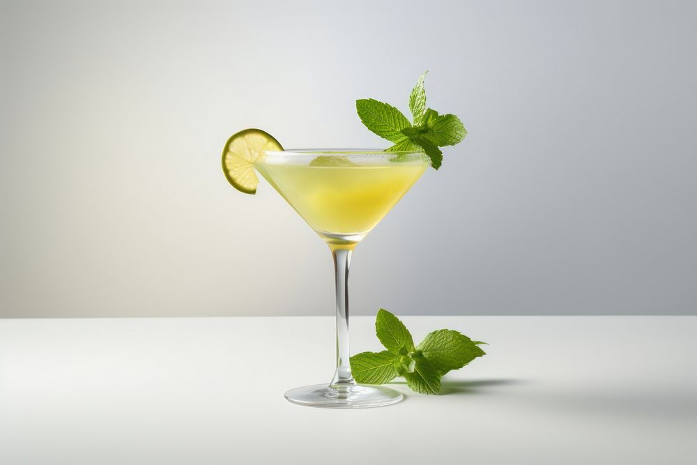 Cocktail martini mojito drink. 