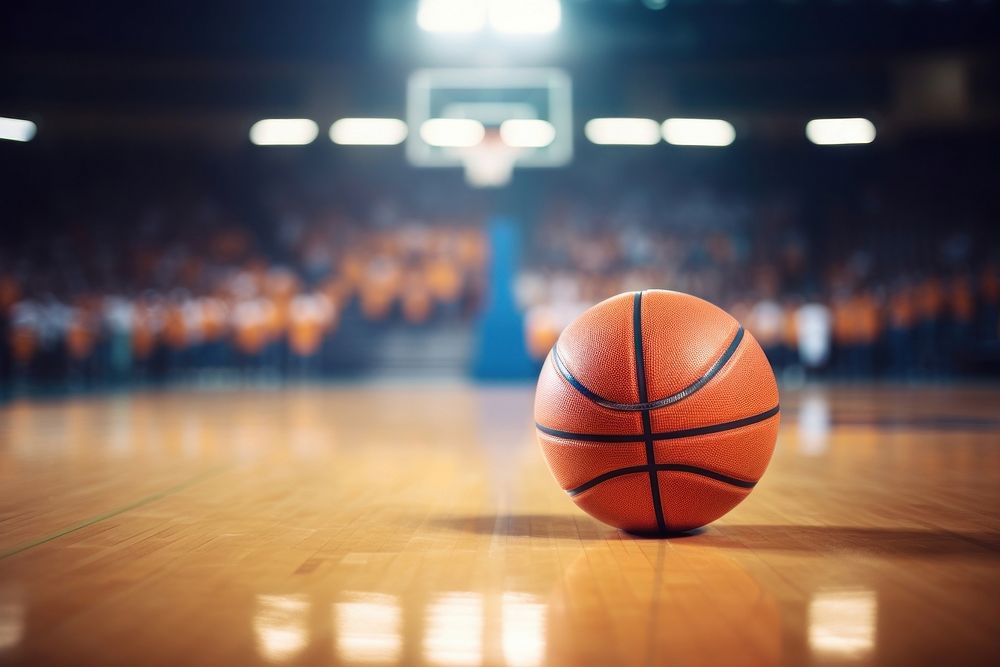Basketball backgrounds sports competition. AI generated Image by rawpixel.