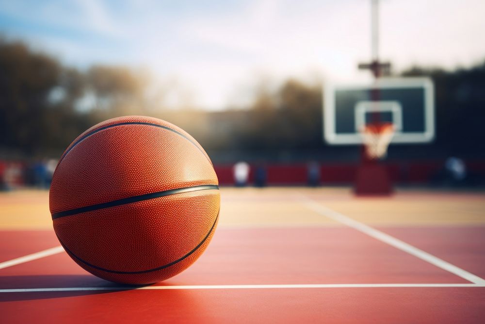 Basketball sports competition exercising. AI generated Image by rawpixel.