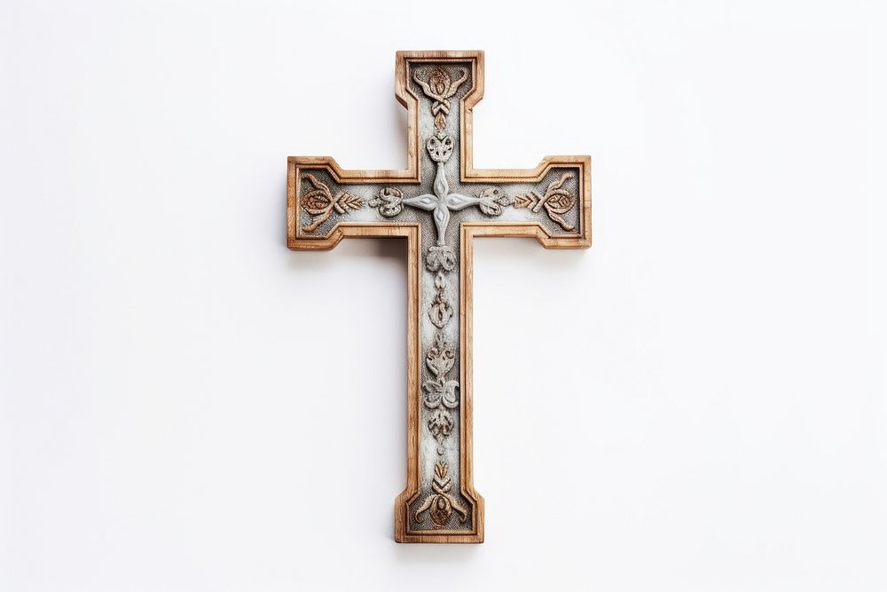Cross crucifix symbol representation. AI generated Image by rawpixel.