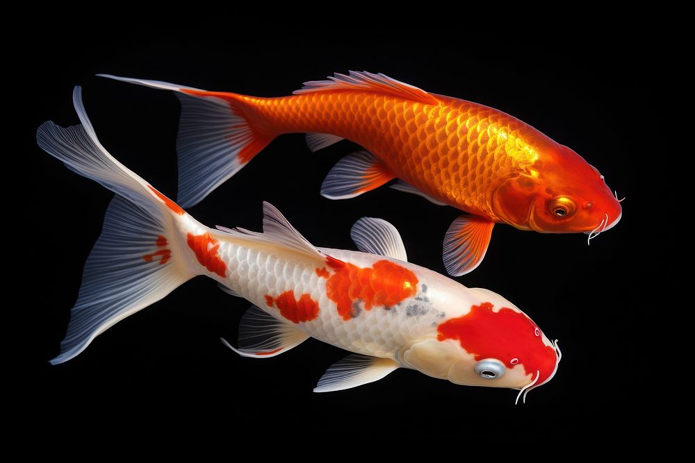 Fish koi animal carp. 