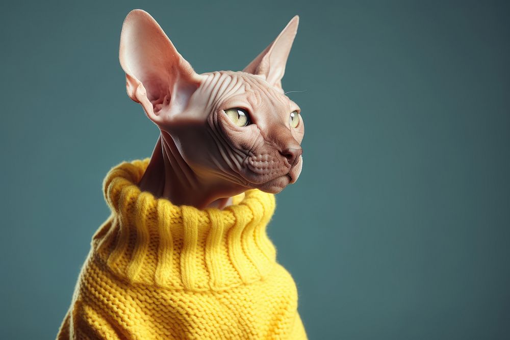 Sweater animal mammal yellow. 