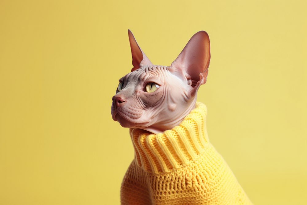 Sweater animal mammal yellow. 