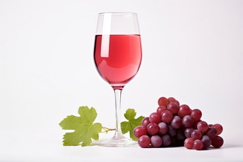 Grapes drink fruit glass. AI generated Image by rawpixel.