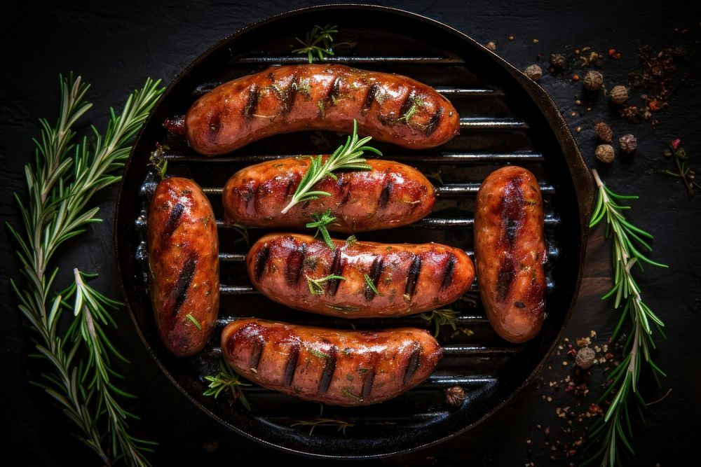 Grilling food sausage grilled. AI generated Image by rawpixel.