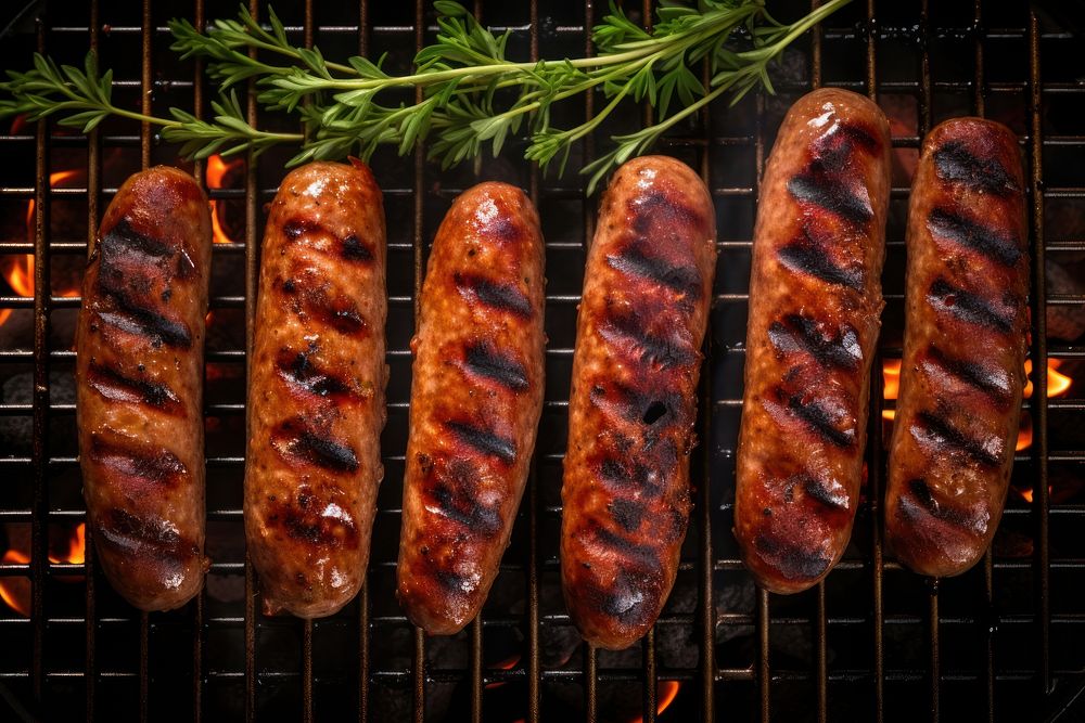 Grilling food sausage grilled. AI generated Image by rawpixel.