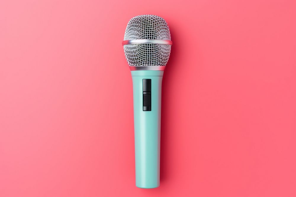 Microphone performance technology karaoke. AI generated Image by rawpixel.