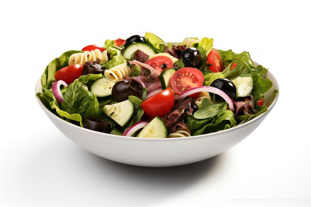 Salad plate food meal. AI generated Image by rawpixel.