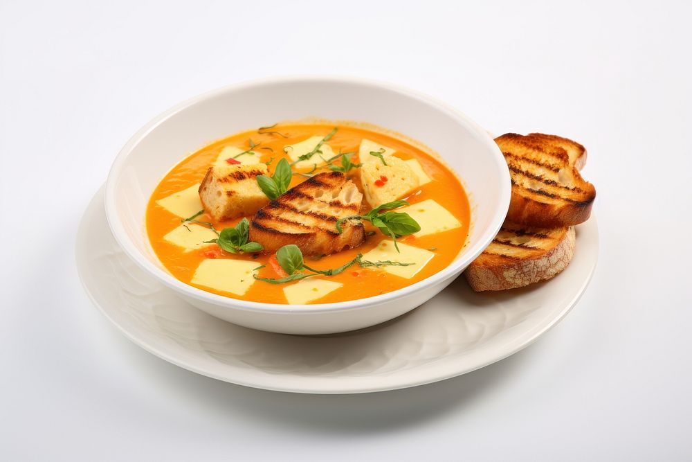 Soup plate food meal. AI generated Image by rawpixel.